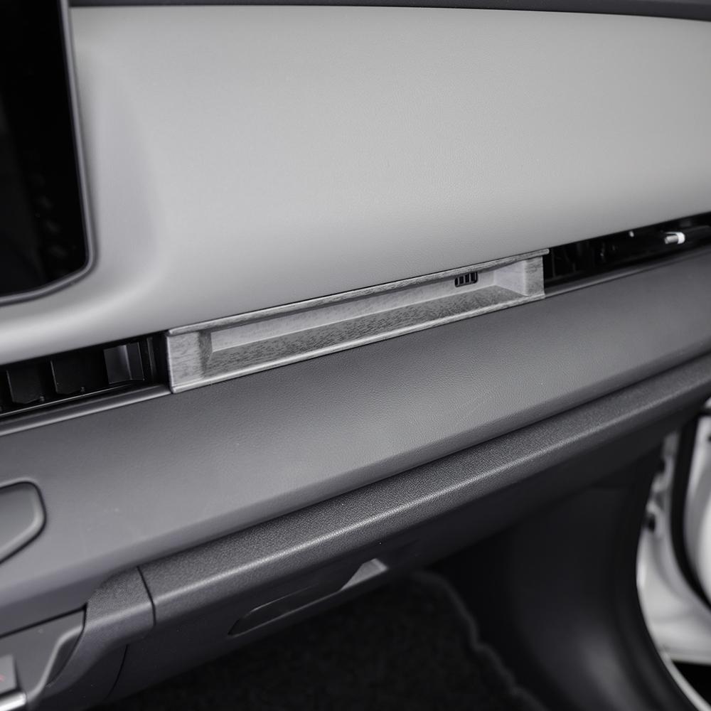 Auto Interior Accessories Front Row Air Vent Decorative Frame Cover ABS Material For KIA SELTOS SP3 2026 2027 Left-Hand Drive