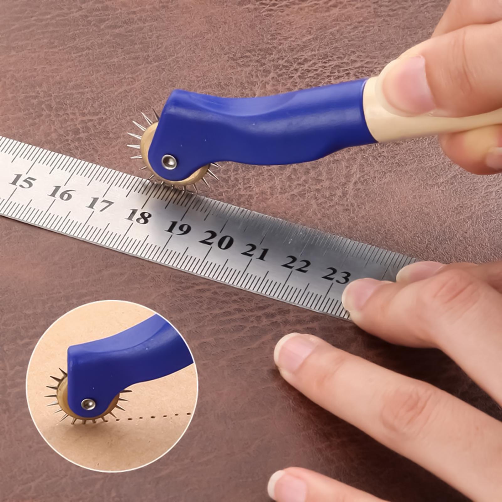 

Sewing Tracing Wheel Pounce Wheel For Sewing Patterns With Wooden Handle Cutter Point Pattern Spacer Perforation Marking For CHINA