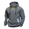 Men's Casual Loose Fit Color Block Hoodie for Fall and Winter Everyday Wear