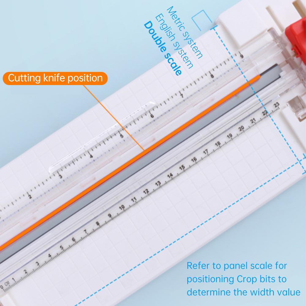 

KW trio 4в1 Мини Триммер для бумаги Роликовый резак 23 см Длина реза для бумаги A3 A4 Ширина Настольная машина для резки бумаги белый