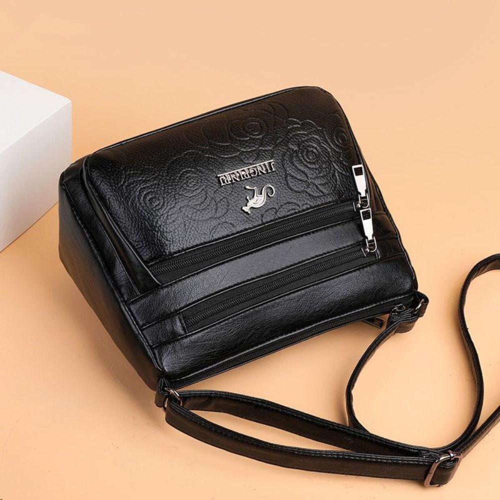 Women's Bag Middle-aged Bag Mother's Bag Fashion Multi-layer Large Capacity Single Shoulder Mother-in-law Buy Vegetable Bag