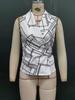Women's Summer Plaid Sleeveless Tie-Up Lapel Cardigan