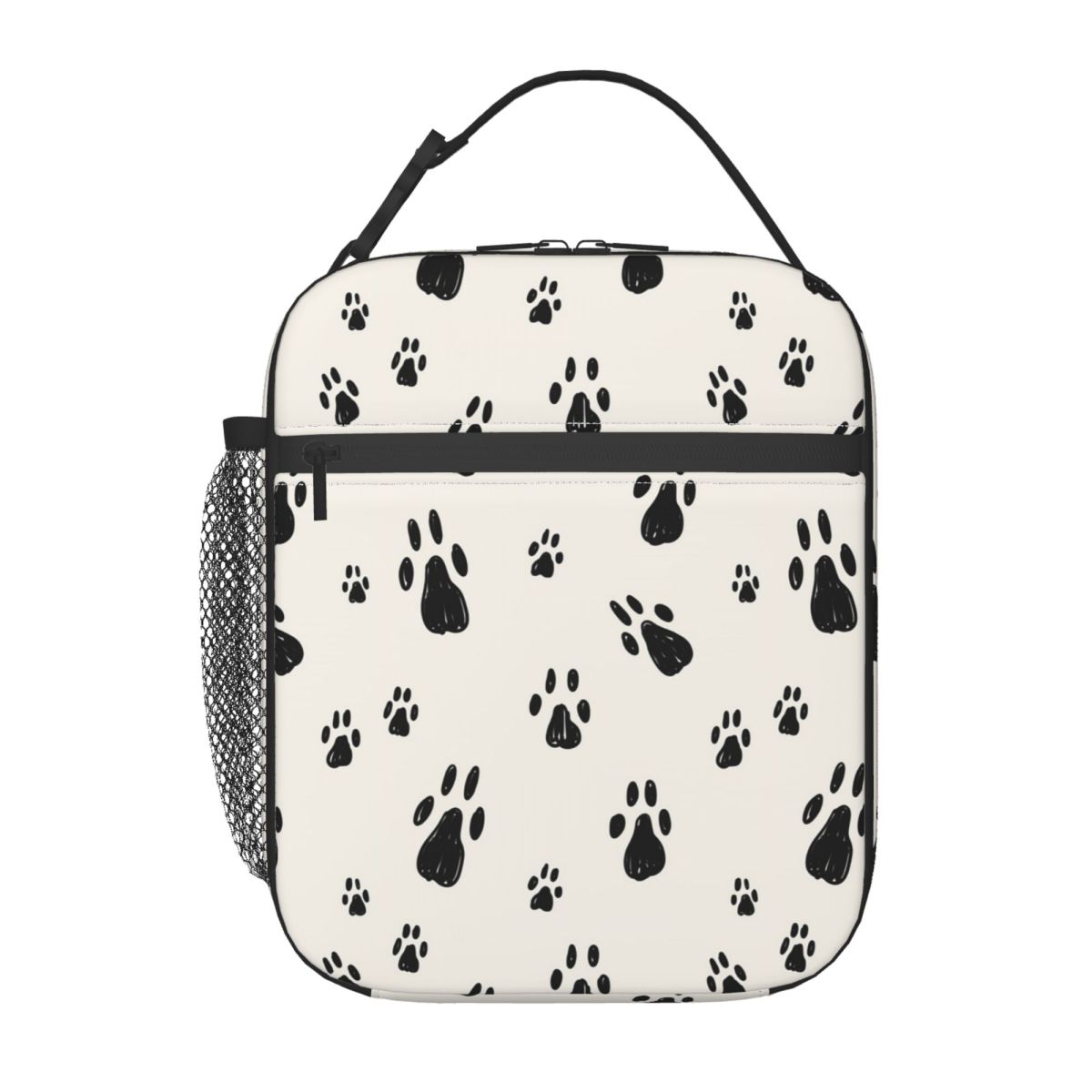 

Cute Dog Paw Pattern Insulated Lunch Bag for Women Office Cooler Thermal Food Box Tote Portable Lunch Boxes Container One Size