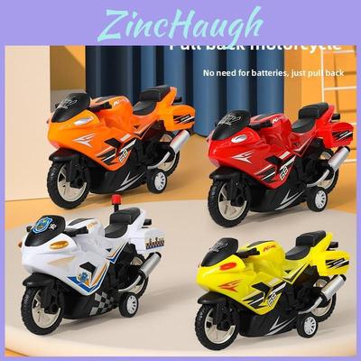 Large Plastic Kids Motorcycle Toy With Pushback Function For Imaginative Play And Motor Skills