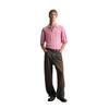 Mens Loose Knit Polo Shirt Cotton Plaid Jacquard Hip Hop Style Comfortable Casual Age-Reducing