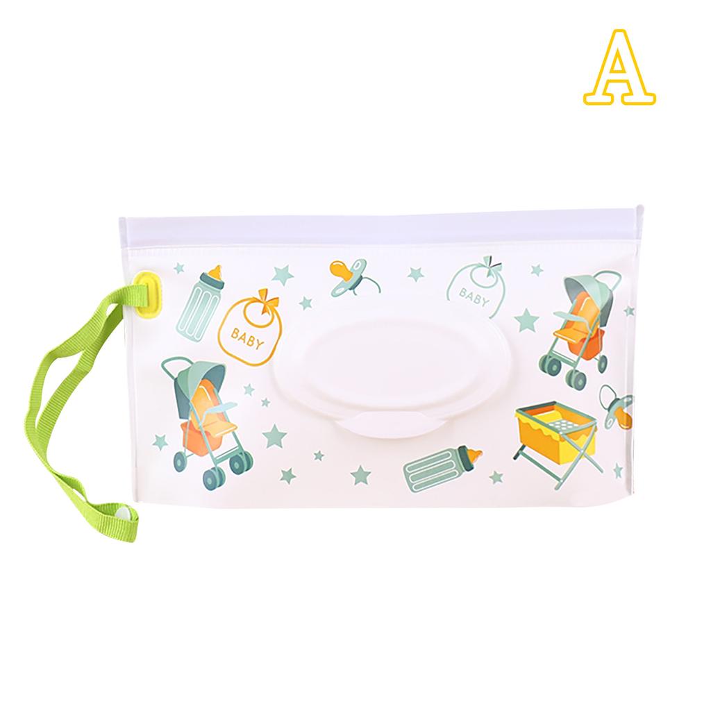 Portable Wet Wipes Bag Container Reusable Environmentally Convenient Travel
