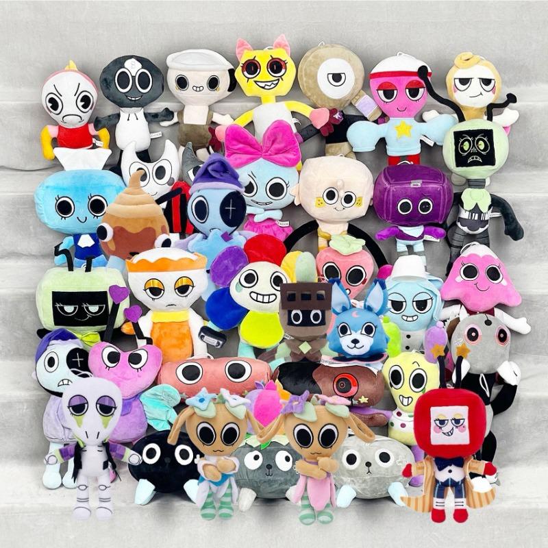 Neue 40 Stile Niedliche Welt Stoffpuppe Gefülltes Horrorspiel Kleiner Stein Plüschtier Weiche Kissenpuppe Kinderspielzeug Puppe Kinderspielzeug