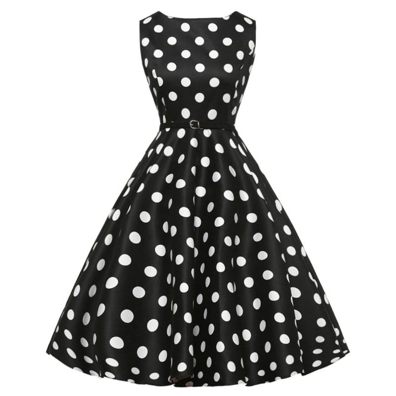 JPNTKY Fashion Summer Spring Sleeveless O-Neck  Casual Dresses