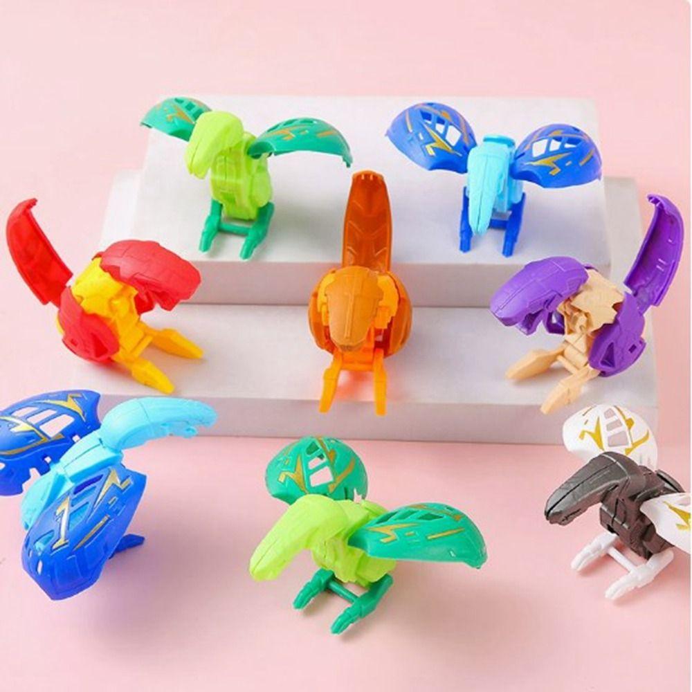 5pcs Multistyles Simulation Dinosaur Egg Plastic Twisted Egg Machines  Christmas Birthday Gifts