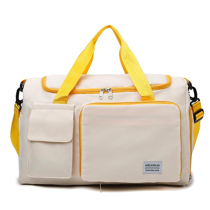 Wielofunkcyjna, składana torba na jogę i fitness z przegrodą mokrą/suchą dla kobiet i mężczyzn