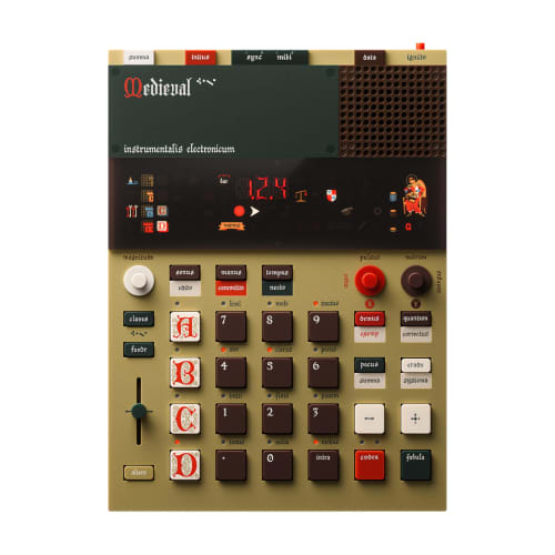 Teenage Engineering EP-1320 Medieval Beat Machine Sampler for Medieval European Sounds, with Over 200 Presets, for BGM Production