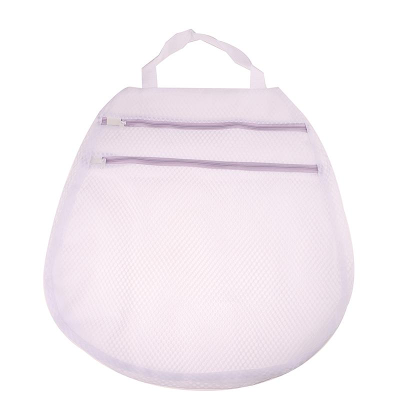 Mesh Laundry Bag Set,Double-Layer Zipper Coarse Mesh Sandwich Bra Bag,Can Hanging Bags Underwear Washing Machines Laundry Bag