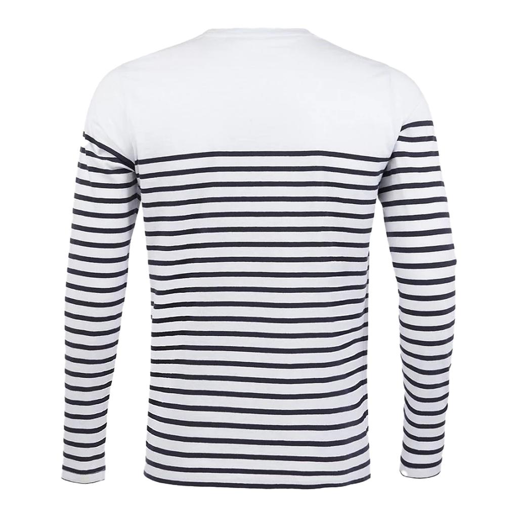 Mens Matelot Striped Long-Sleeved T-Shirt