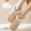 Damen Dicke Lammfleece Rutschfeste Bodensocken für Wärme und Komfort zu Hause, Ideal zum Schlafen und für den Wintergebrauch.