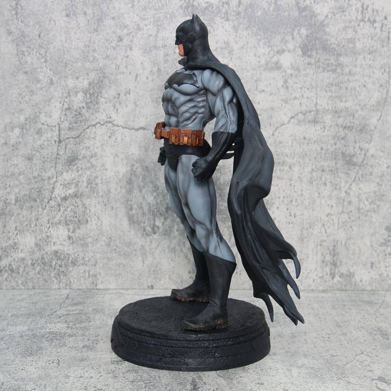 38cm Justice League Dark Knight Batman Figure Large Size Muscular Superhero Statue Anime Model Toy Desktop Ornament Boys Gift