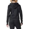 Adidas Logo Printed Zip-Up Hoodie Women Jackets Black S94565