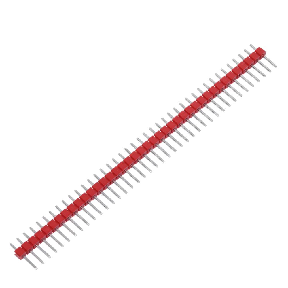 40Pin 1x40P 2.54MM Male Breakable Pin Header Strip Module Blue Red White Green Yellow Black