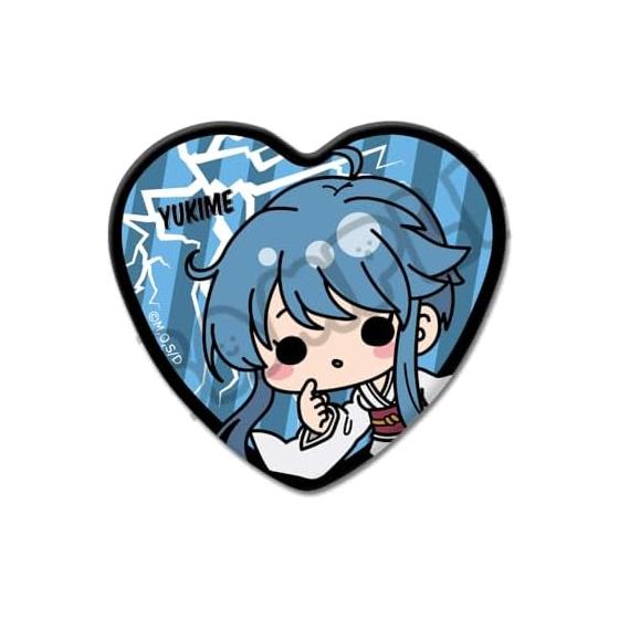Hell Teacher Nube Anime  Yukime  Heart Shaped Can Badge (Note. 52mm x 57mm) Tin