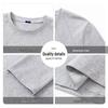 GENIOLAMODE Men's Minimalist Long Sleeve Cotton T-Shirt