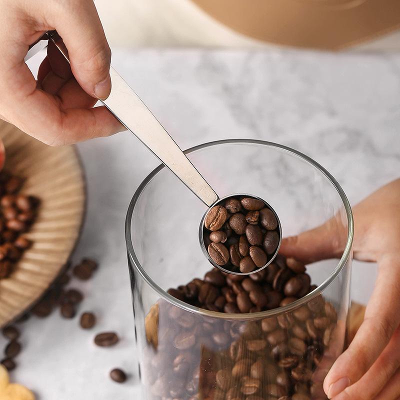 2-In-1 Stainless Steel Coffee Scoop 15/20/30Ml Tamping Dual-Purpose Coffee Spoon Powder Hammer Tamper For Measuring And Tamping