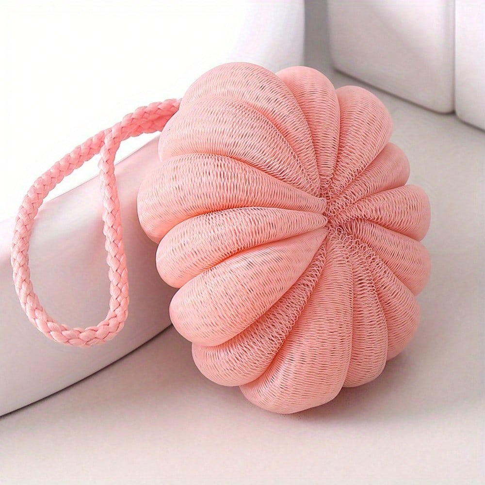 1 pièce Grande Boule de Douche Ultra Douce, Outil de Douche pour Frotter le Dos et Serviette de Bain