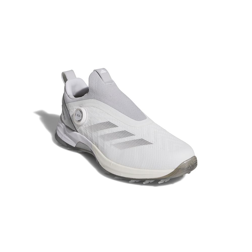 Golf Shoes Adizero Zed G 25 Boa Footwear Gray Heather Solid Gray cm 2E [Adidas Golf] Men's White/Silver Metallic/Light 26.5