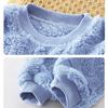 Pijamas de franela para dormir de otoño e invierno para niñas y niños, camisetas de manga larga y pantalones, trajes de moda para el hogar, disfraz para dormir para bebés y niños
