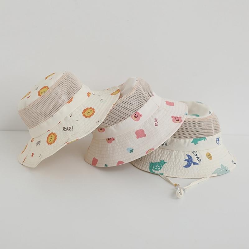 Chapeau Bob Queue de Cheval Élégant Respirant Chapeau de Pêcheur pour Enfants Joli Chapeau de Forme pour Plage Camping