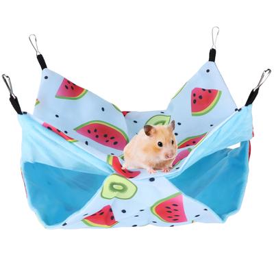 Hangoek/Hangmat Stapelbed Hammock voor Hamsters Cavia's en Andere Kleine Huisdieren