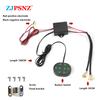 12V 8 Tones Musical Air Horn Electric Snail Horn For Vehicles Motorcycles Car With 8 Sounds Control Box Button Universal