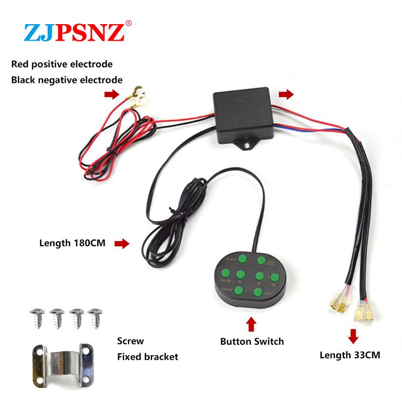 12V 8 Tones Musical Air Horn Electric Snail Horn For Vehicles Motorcycles Car With 8 Sounds Control Box Button Universal