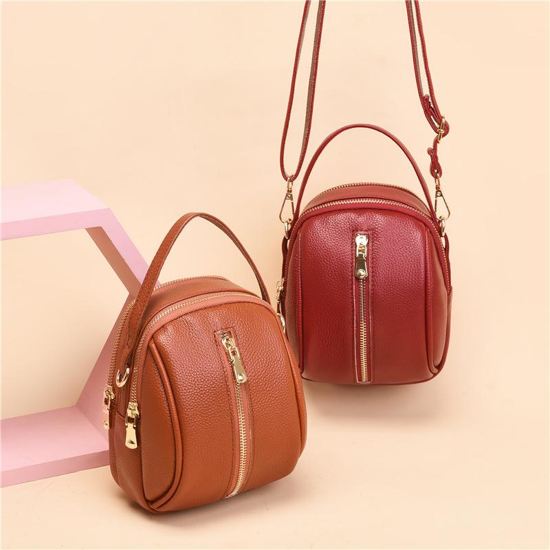 Leather Trend Women'S Shoulder Bag Casual Bag Lightweight Portable Fashion Shopping Bag Waterproof Women'S Bag