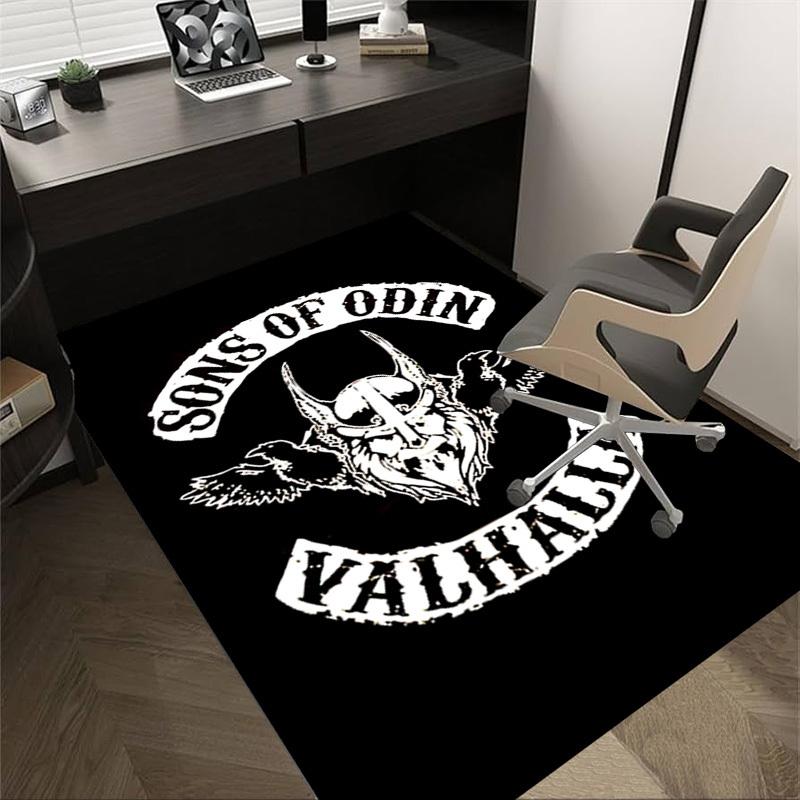 

1pc Sons of Odin Valhalla Carpet, Office Rug Outdoor Mat Home Decor Area Carpet Festival 60cm by 90cm