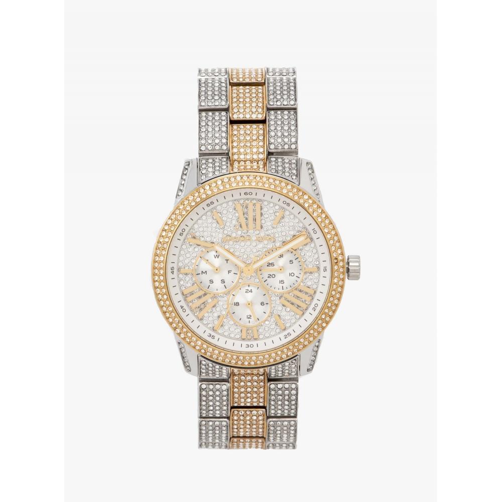 

Michael Kors Bradshaw Glitz Watch 42mm Mk6934991 Two Tone F