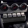 Real Soft Carbon Fiber Car Air Conditioner Button Sticker for Subaru BRZ Toyota GR86    2024 2025 Trim Accessories