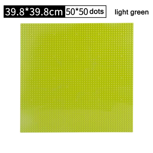 32*32 50*50 Dots Classic Base Plates Blocks DIY Small Size City Road Bricks Baseplates Construction Building Toys For Kids Gifts