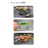 Metal Vib Fishing Lure 2-In-1 Fake Angling Baits Long Throwing Realistic 3D Eyes Fishing Baits For Catfish Bass Trout Vib Tackle