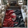AC Mailand Bedruckter Flanell Teppich Rutschfest Weicher Polyester Boden Teppich Indoor Dekor Matte für Schlafzimmer Wohnzimmer Sofa Spielzimmer Heimdekoration