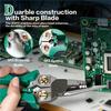 ABBP-Wire Crimper Stripper With Voltage Detector & Dual Alarms, Heavy Duty 12-250V Tester For Electrician, HVAC & Car Repair