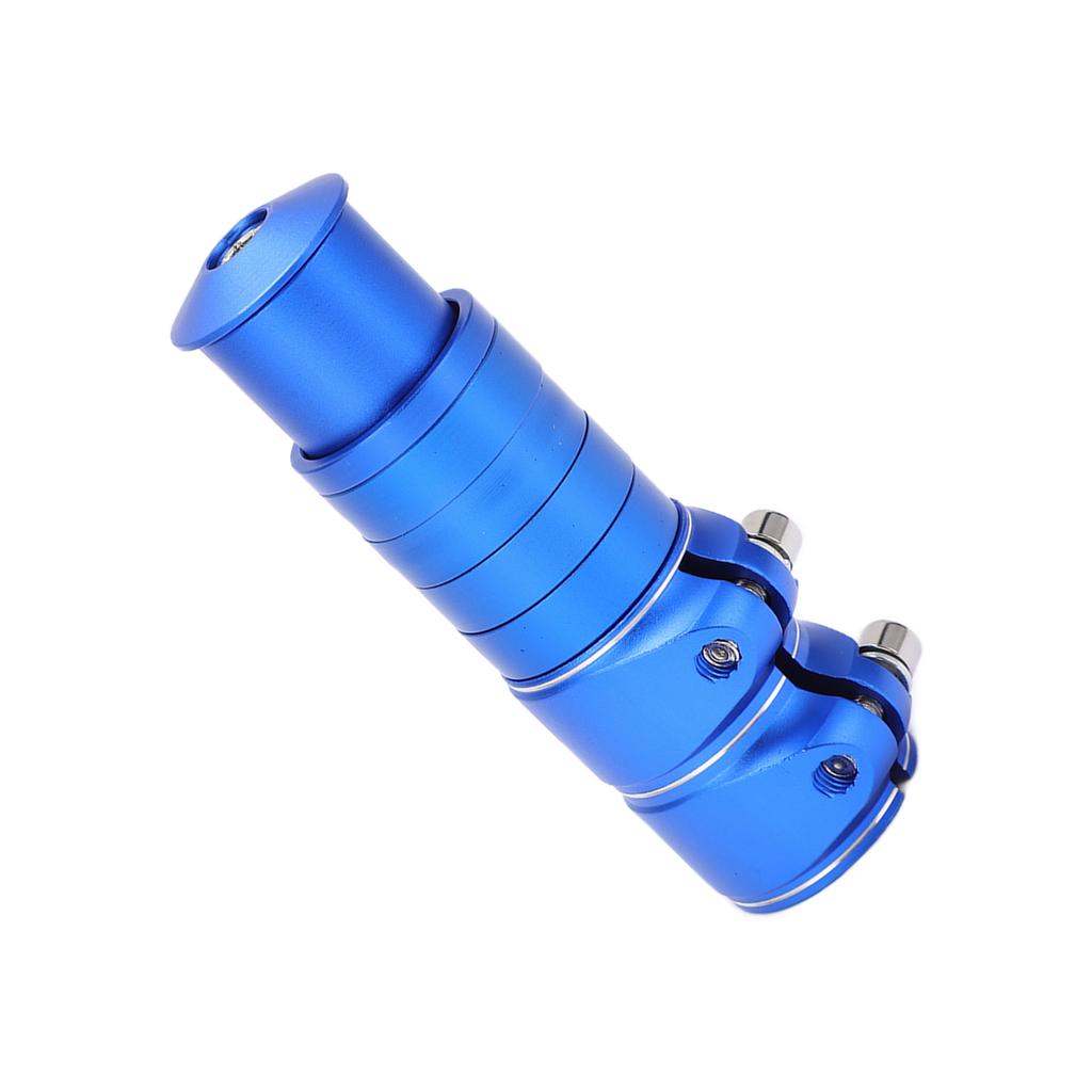 Mountain Bike Stem Riser Extension Aluminum Alloy Bicycle Front Fork Tubes Extender for Mountain Road BicycleBlue