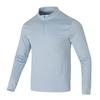 Under Armour Half-Zip Sports Training Comfortable Breathable Long Sleeve T-Shirt Men Tops Blue 1387434-465