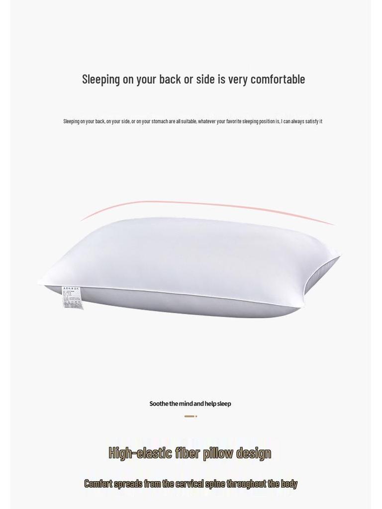 Premium Feder-Samt Nackenstützkissen für Zuhause & Hotel (Einzeln/Paar)