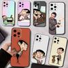 Funny Mr B- BeanS Phone Case For iPhone 17, 16,15,14,13,12,11 Plus,Pro Max, Others Soft Black Cover