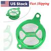 Green CNC Oil Filter Cover Cap For Kawasaki KX450 450F 2006-2015 KLX450R 2008-15