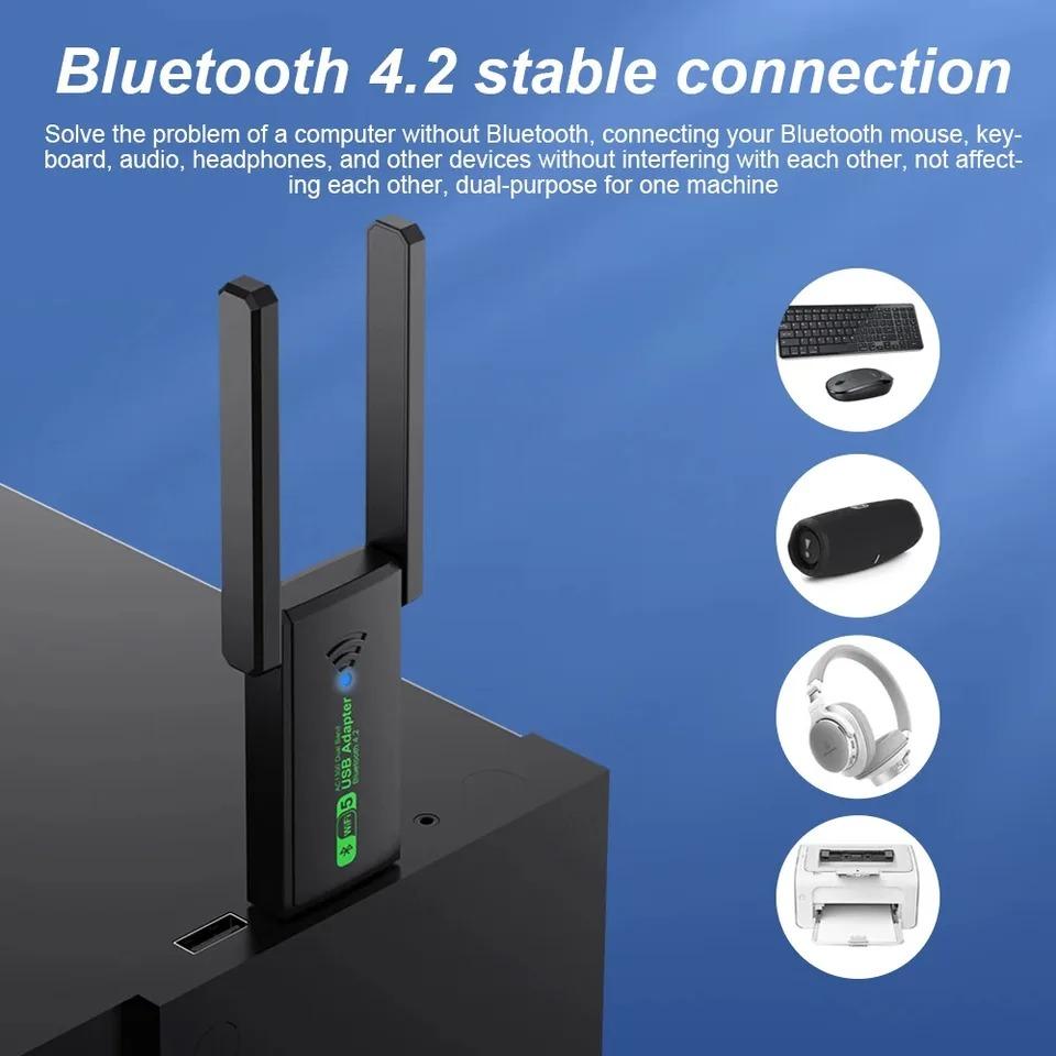 1300Mbps Dual Band WiFi Adapter USB 3.0 Drahtlose Netzwerk Karte 2,4G/5GHz Mini WiFi Dongle Empfänger Sender für PC /Laptop/Desktop