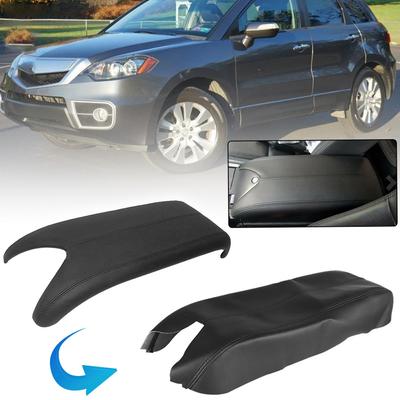 Kryt loketní opěrky víka středové konzoly z kůže z mikrovlákna černý pro Acura RDX 2007-12