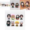 Adorable 8 Piece Q Version Sitting Demon Slayer Nezuko Toy Doll Capsule Figures Collection