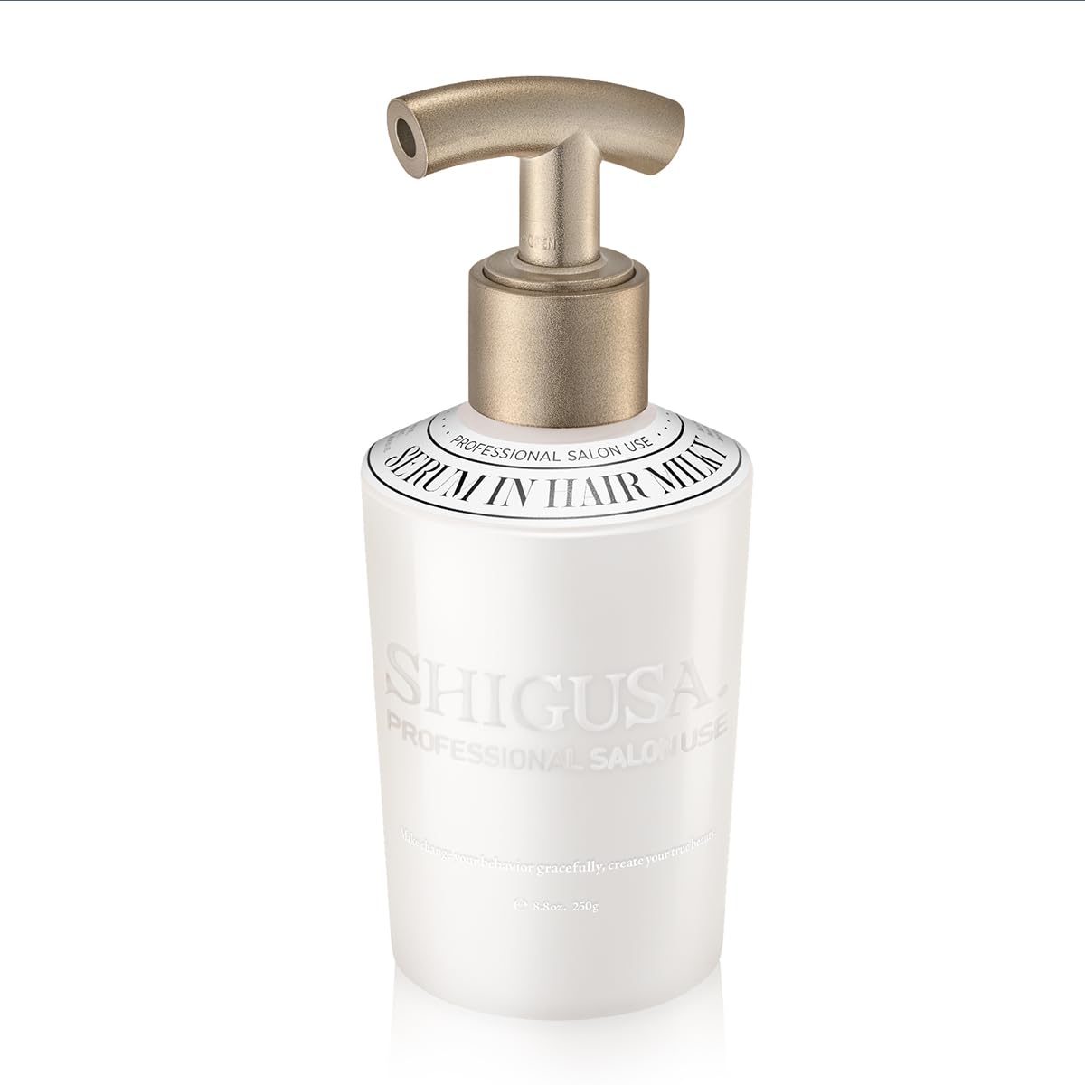 

Large Capacity Shigusa Serum in Hair Milky 250g Softens keeps hair smooth and Perfect for salons and beauty [Official] SHIGUSA. - bangs, manageable.