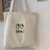 Portable Mommy Handbag Casual Cloth Shoulder Bag Simple Canvas Tote Bag  Travel