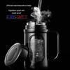 Fuguang Double-Layer Glass Tea Infuser Mug with Handle and Lid